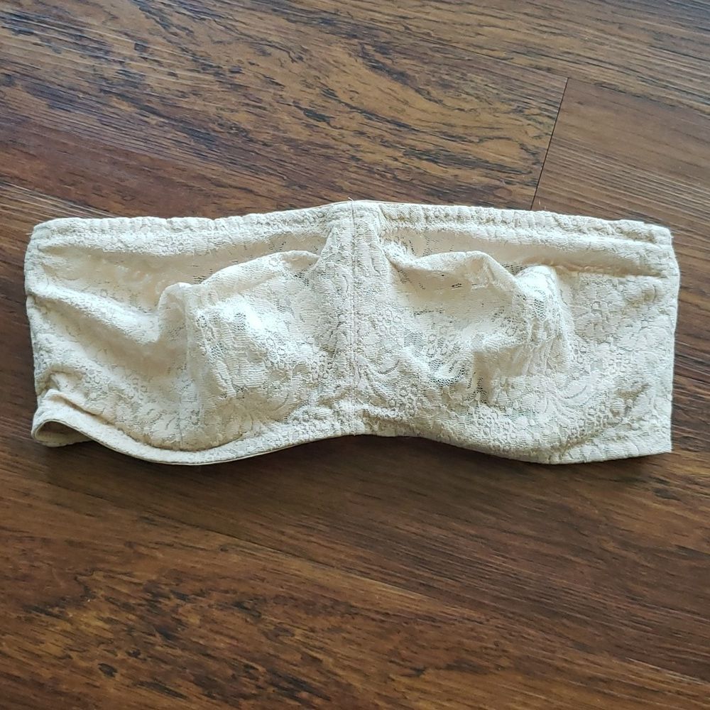 Wacoal Nude Chic Feminine Quiet Luxury Floral Lacey Convertible Bra Size 36DD